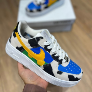 Tênis Nike Stussy x Air Force 1 Low Fossil - CZ9084-200
