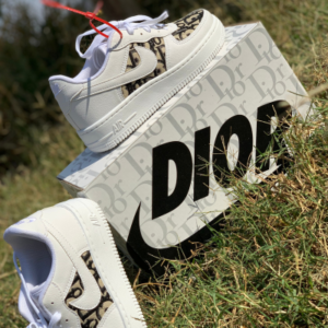 Tênis Nike Stussy x Air Force 1 Low Fossil - CZ9084-200